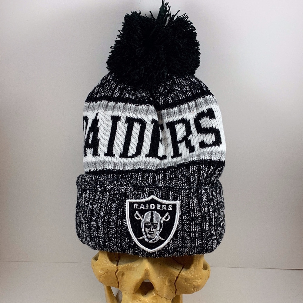 New Era NFL Oakland Raiders Knit Cap Beanie Hat